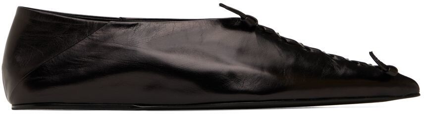 

Черные балетки с узлом Jil Sander