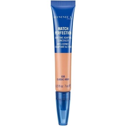 

Rimmel London Match Perfection Растушевываемый жидкий консилер Light Coverage 030 Classic Ivory 7 мл