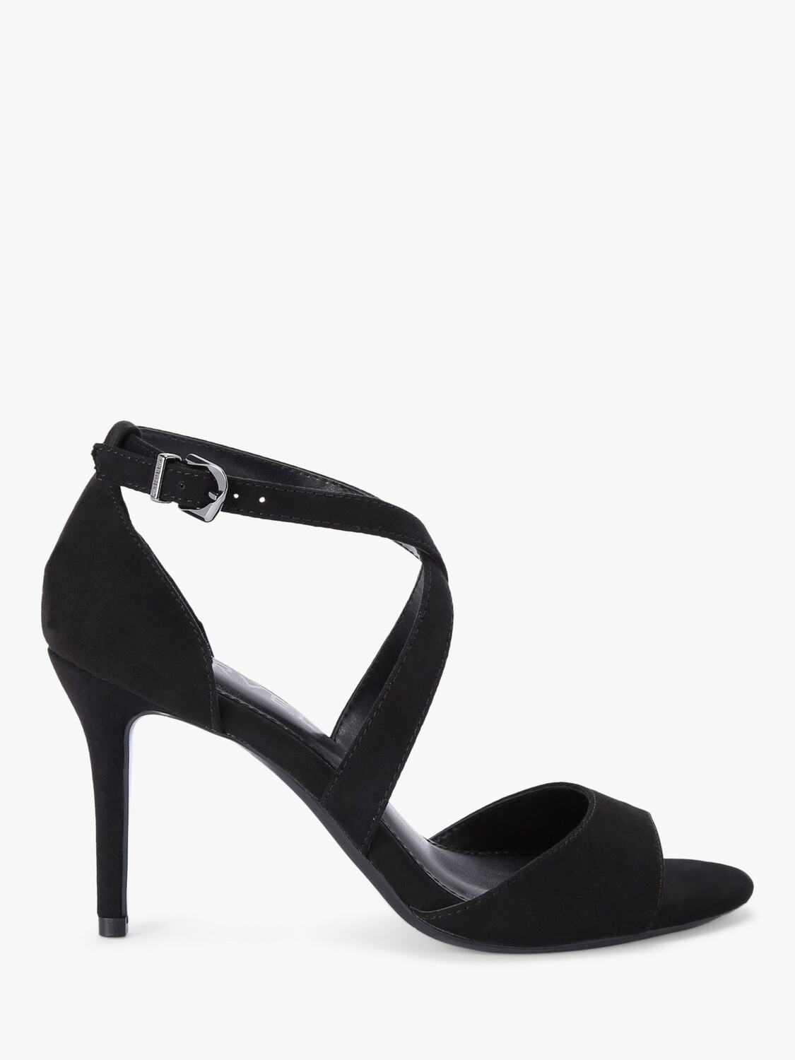

Сандалии Kross на шпильке с ремешками Carvela, черный