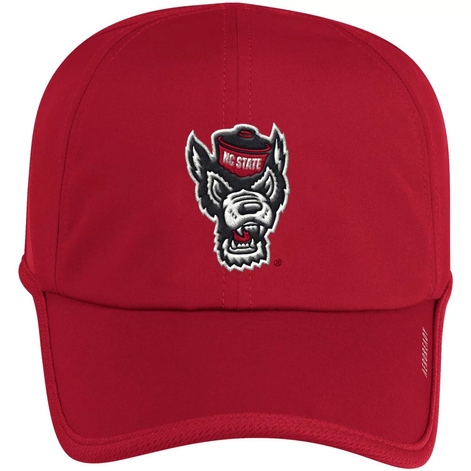 

Мужская регулируемая кепка adidas Red NC State Wolfpack Superlite AEROREADY