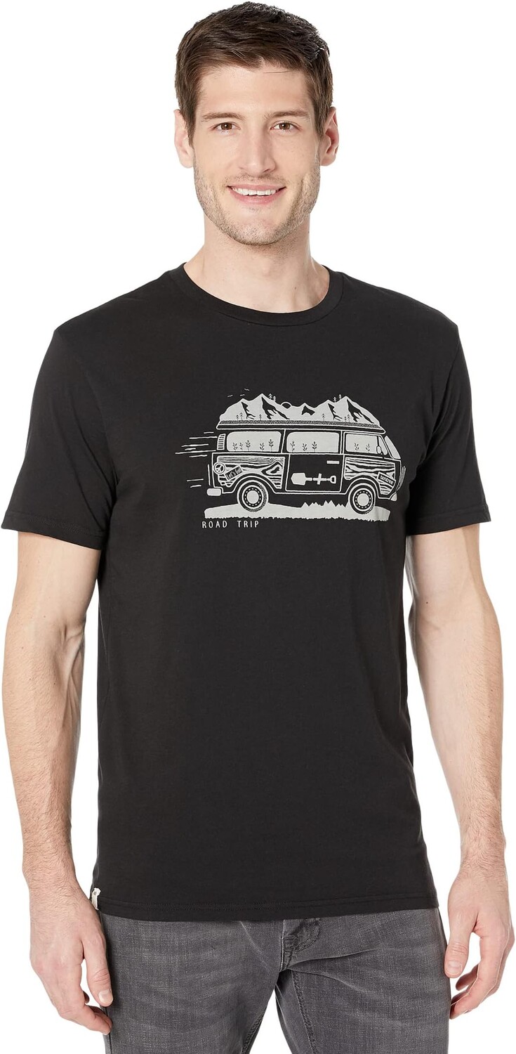 

Футболка Road Trip tentree, цвет Meteorite Black