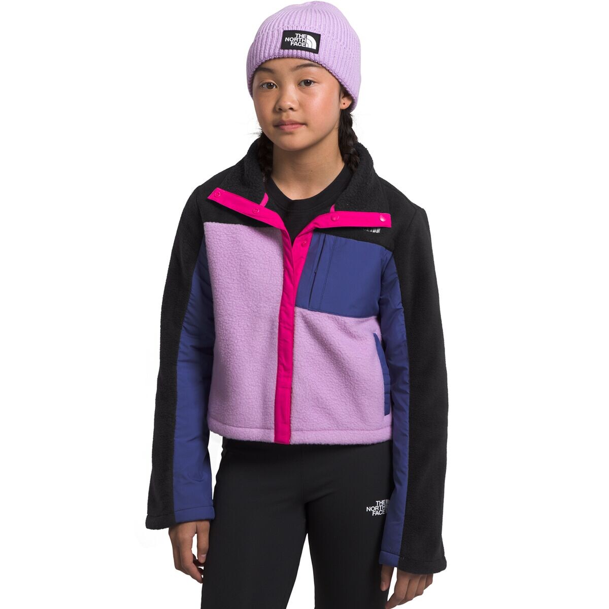 

Флисовая куртка mashup – для девочек The North Face, цвет lupine/tnf black