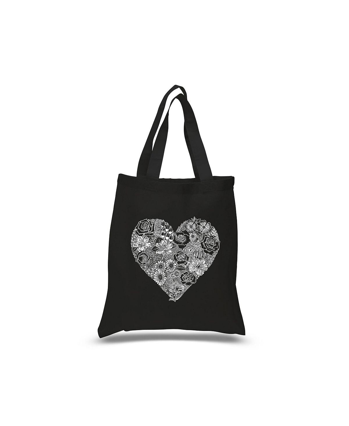 

Heart Flowers — сумка Word Art LA Pop Art, черный