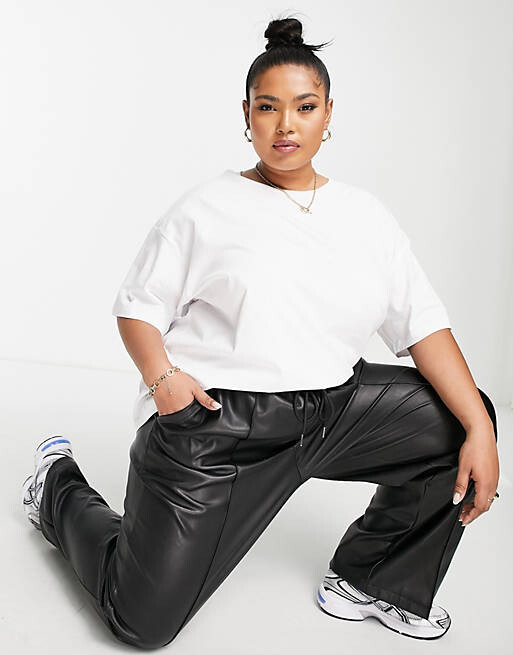 

Белая футболка оверсайз ASOS DESIGN Curve Ultimate, Белый