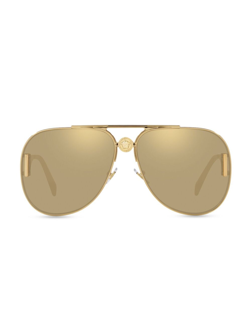 

VE2255 63MM Солнцезащитные очки для пилотов Versace, золотой