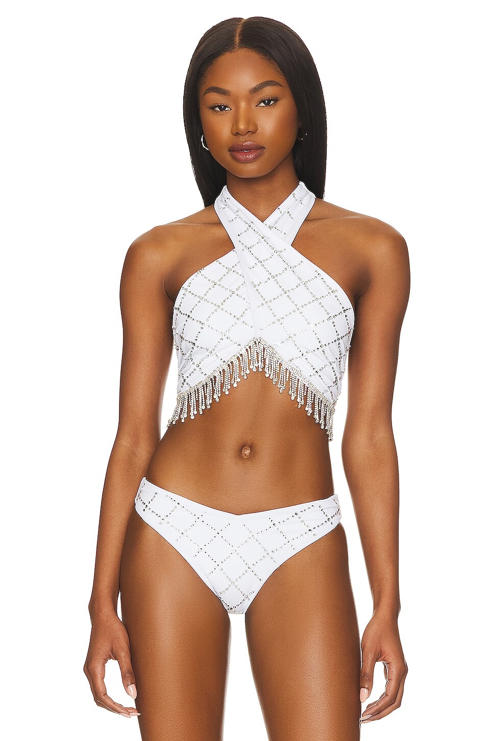

Топ бикини BEACH RIOT x REVOLVE Jessica, белый