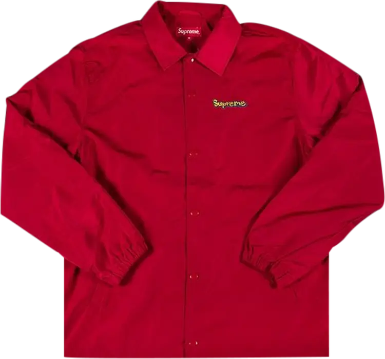 

Куртка Supreme Gonz Logo Coaches Jacket 'Red', красный