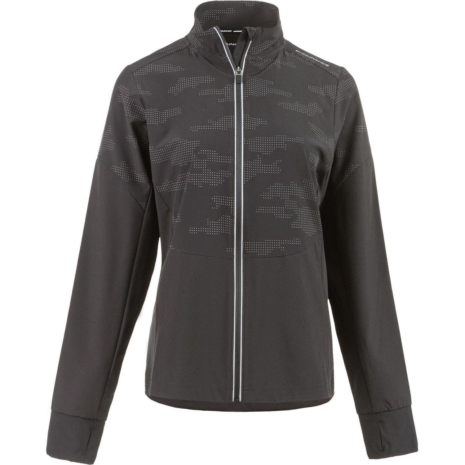 

Куртка спортивная Wilma W Running женская Breathable ENDURANCE, черный
