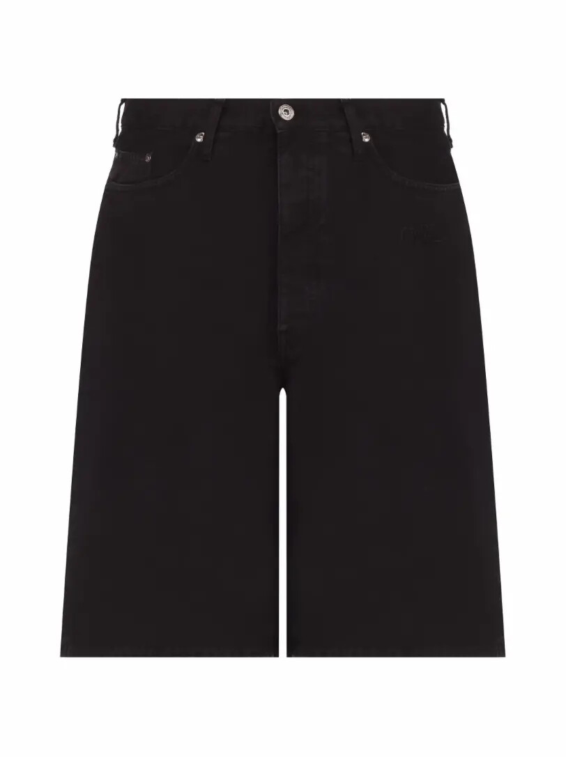 Джинсовые шорты-бермуды Off-White