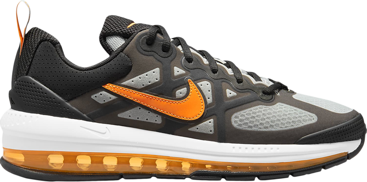 Nike air max gray cheap and orange