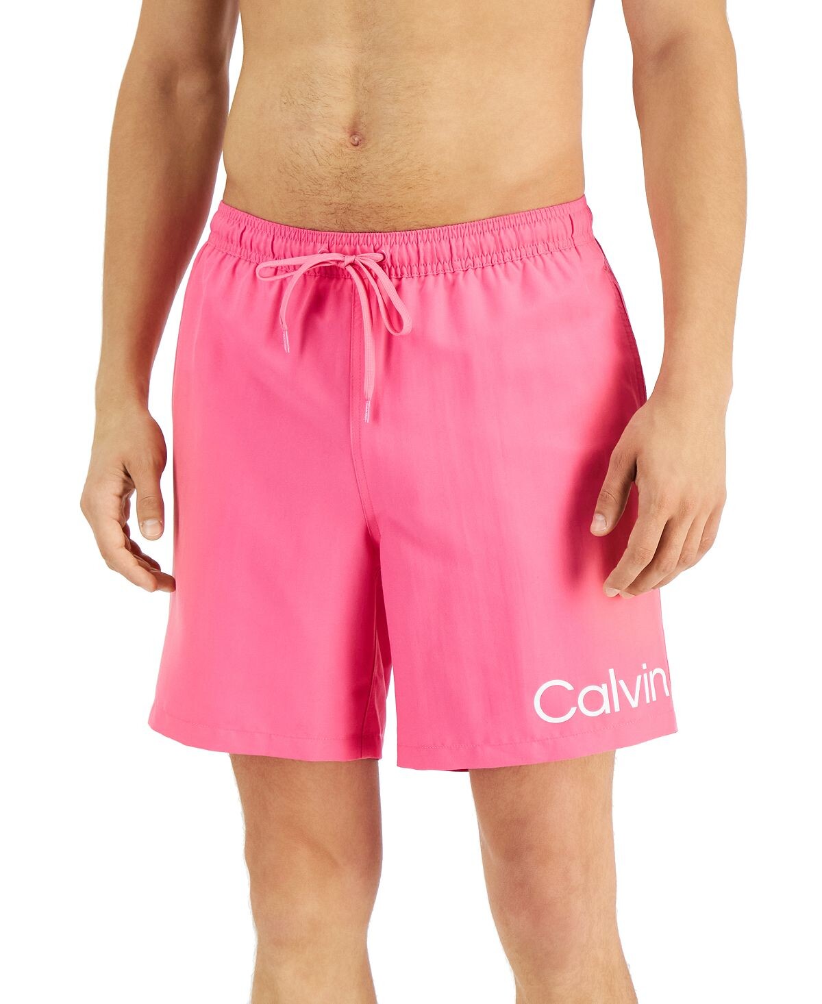 

Мужские плавки volley 7 дюймов с логотипом, созданные для macy's Calvin Klein, розовый