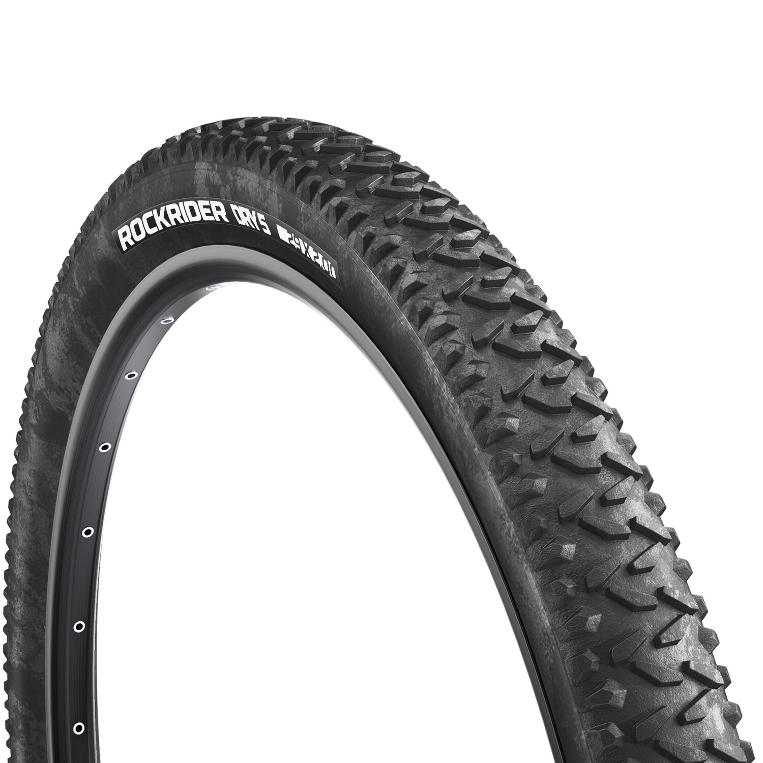

Покрышка для горного велосипеда 29х2.0 с жесткими бортами черная DRY 5 Btwin