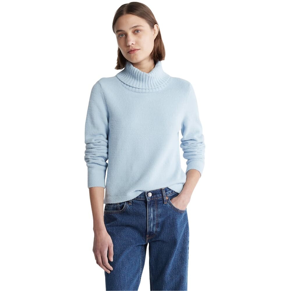 

Свитер Calvin Klein Plush Turtleneck, голубой, Синий