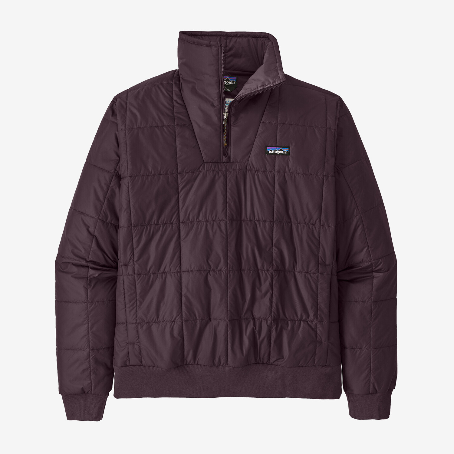 

Мужской стеганый пуловер в коробке Patagonia, цвет Obsidian Plum