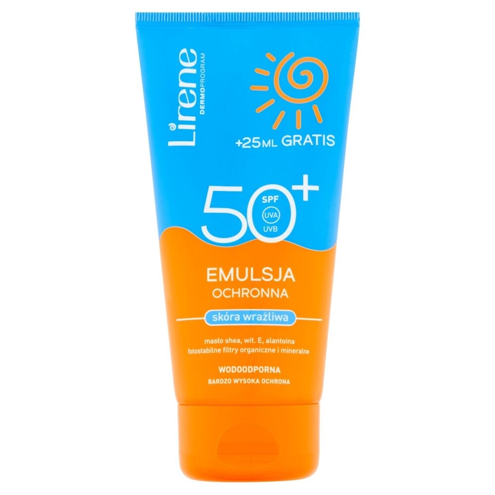 

Lirene Sun Family SPF 50 Солнцезащитная эмульсия для чувствительной кожи 175мл