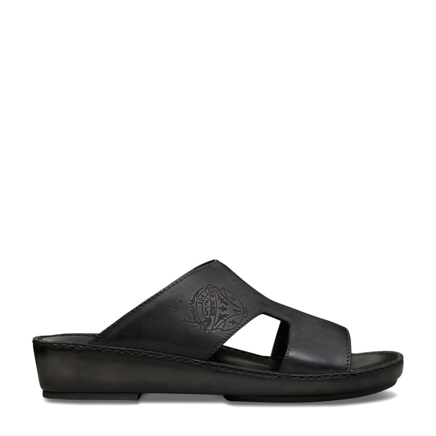 

Сандалии BERLUTI Dubai leather sandals, черный