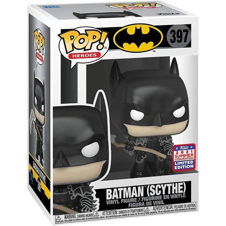 коллекционная фигурка dc clayface глиноликий Фигурка Funko POP! Heroes: Batman with Scythe Pop