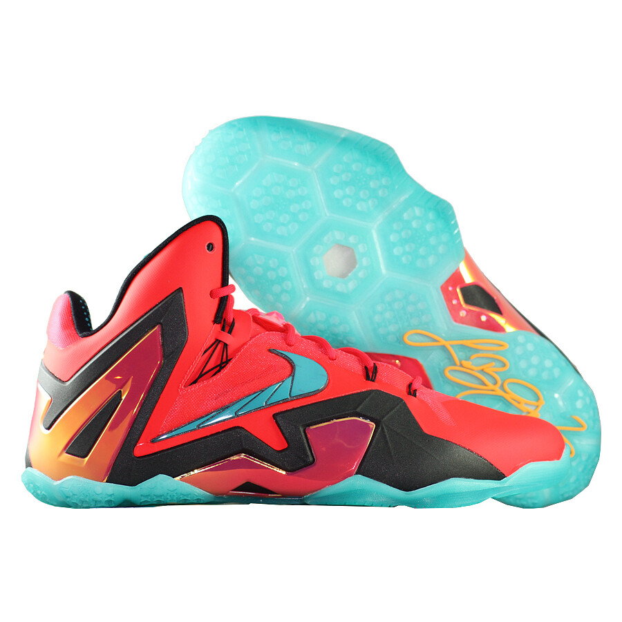 

Кроссовки Nike LeBron 11 Elite 'Team', красный/черный/голубой
