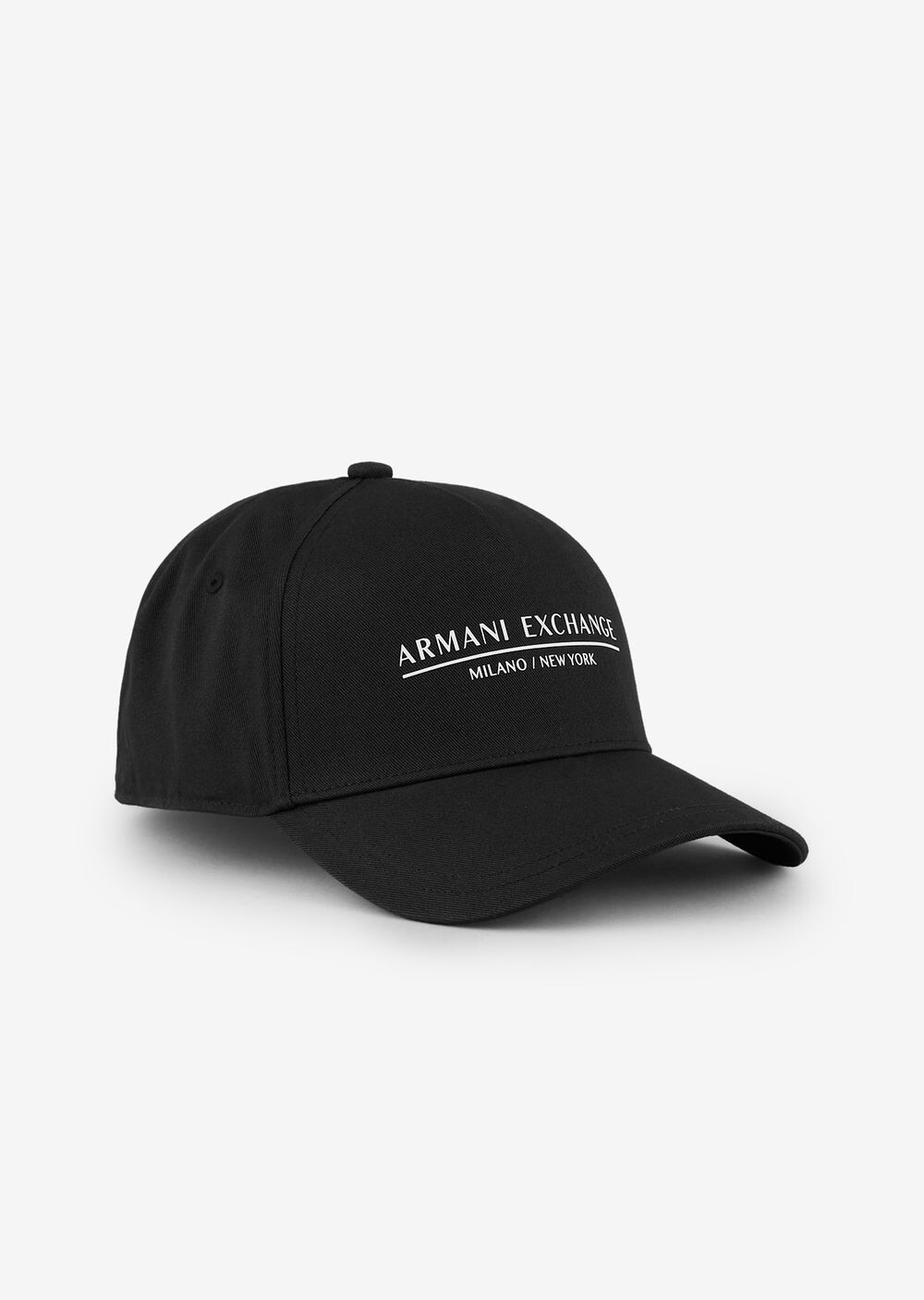 

Хлопковая бейсболка Armani Exchange, черный
