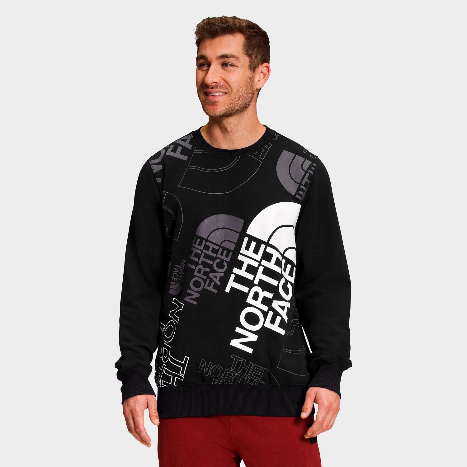 

Мужская толстовка с круглым вырезом The North Face Graphic Injection, черный