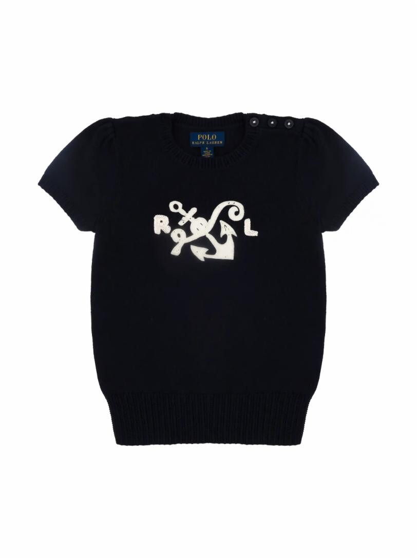 

Вязаный топ с логотипом Ralph Lauren