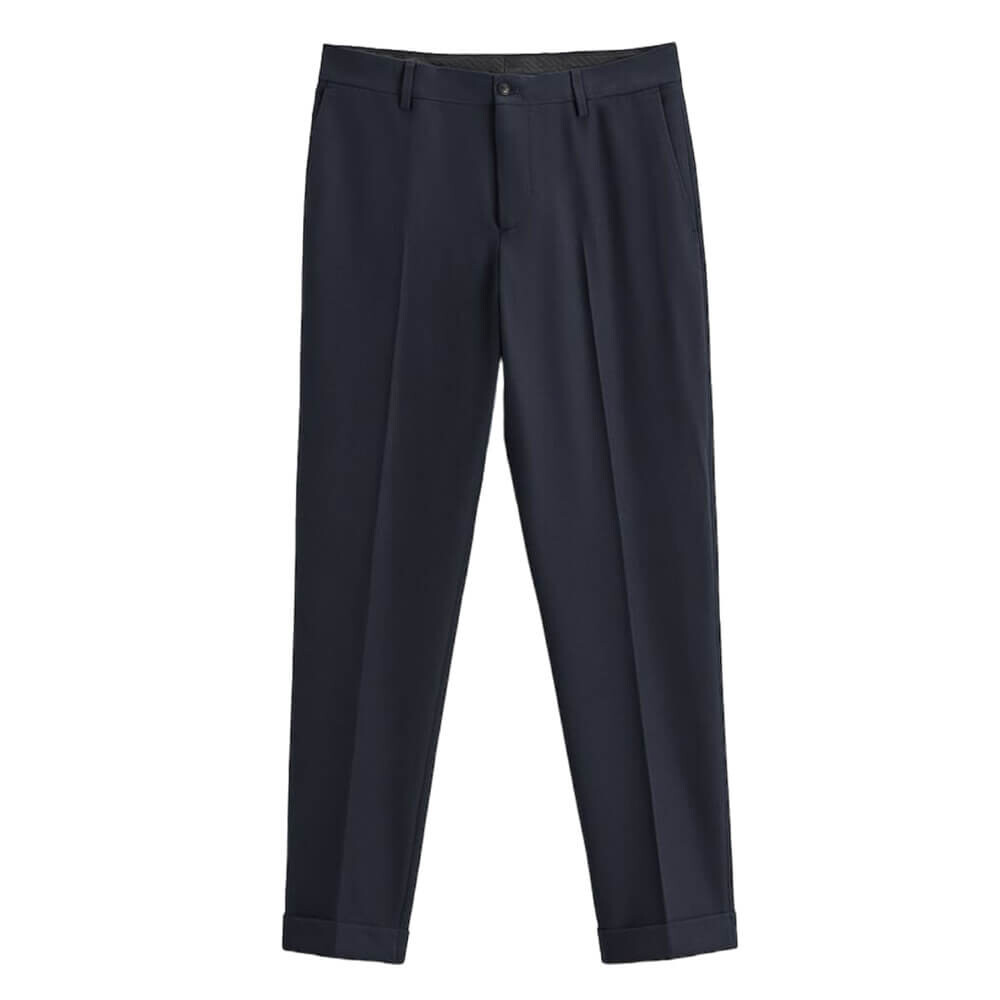 

Брюки Zara Textured Suit, темно-синий