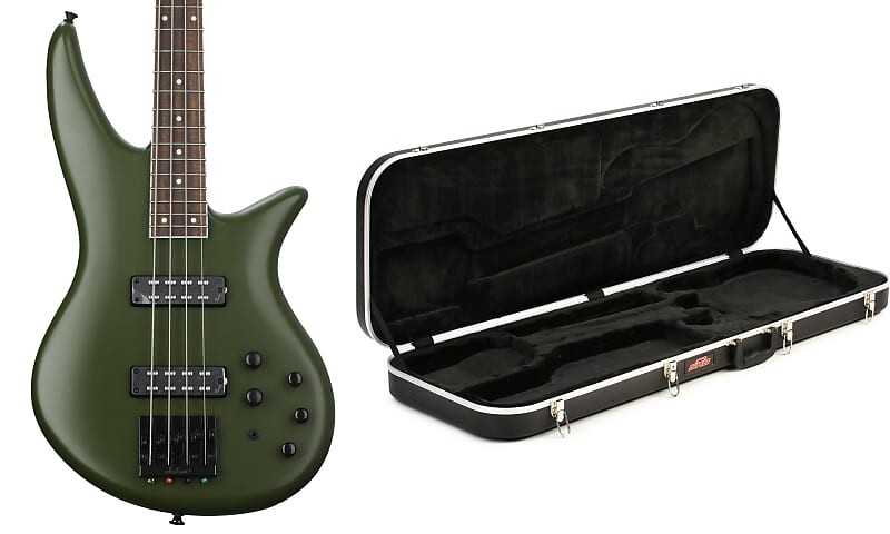 

Электрическая бас-гитара Jackson X Series Spectra SBX IV — матовый армейский серый комплект с прямоугольным кейсом эконом-класса SKB 1SKB-4 Electric Bass Jackson + SKB 2919904520=1 1SKB-4=1