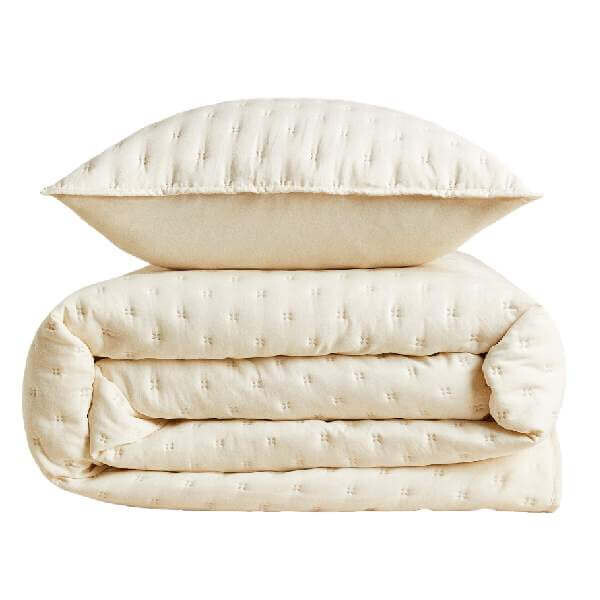 

Покрывало Zara Home Soft-touch, экрю