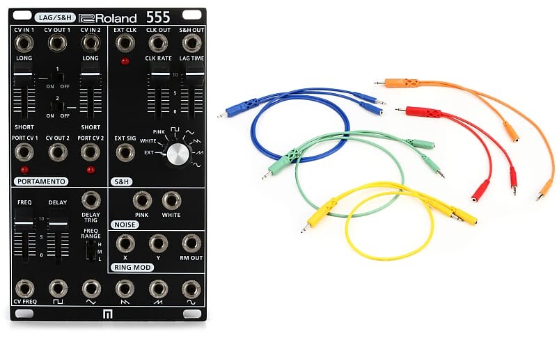 

Набор вспомогательных модулей Roland System-500 555 Eurorack с коммутационными кабелями Hosa CMM-500Y-MIX Hopscotch Eurorack — различной длины (5 шт. в упаковке) Roland + Hosa SYS-555=1 CMM-500Y-MIX=1