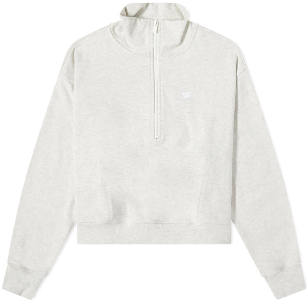 

Толстовка с замком New Balance NB Athletics Quarter, белый, Белый;синий