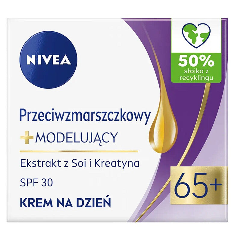 

Nivea Дневной крем против морщин + Моделирующий SPF30 65+ 50мл