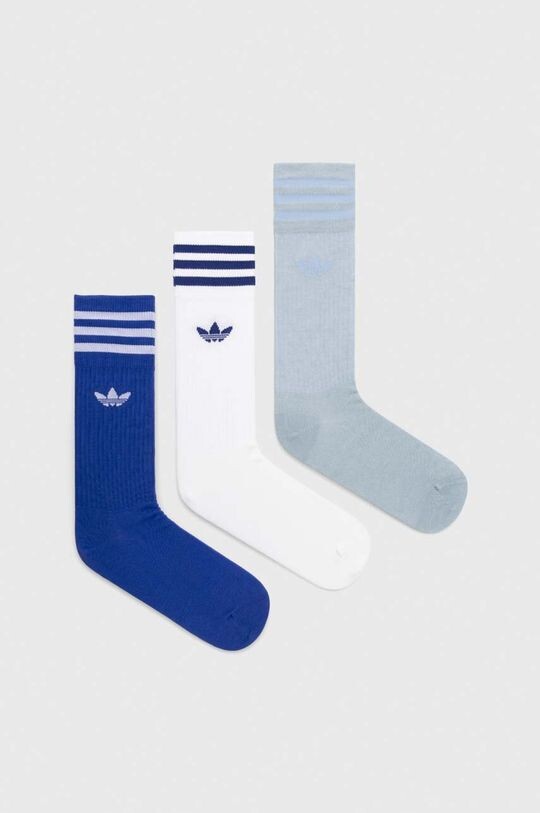 

Комплект из трех носков Crew adidas Originals, белый
