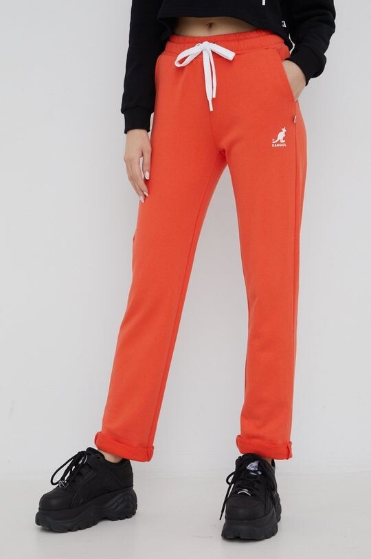 

Спортивные брюки из хлопка Kangol, оранжевый