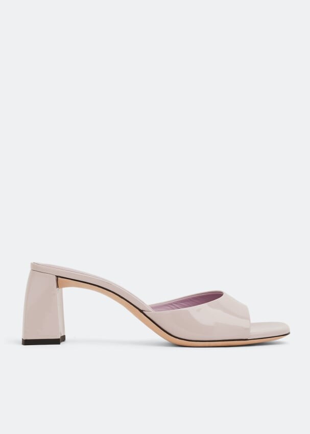 

Мюли BY FAR Romy mules, фиолетовый