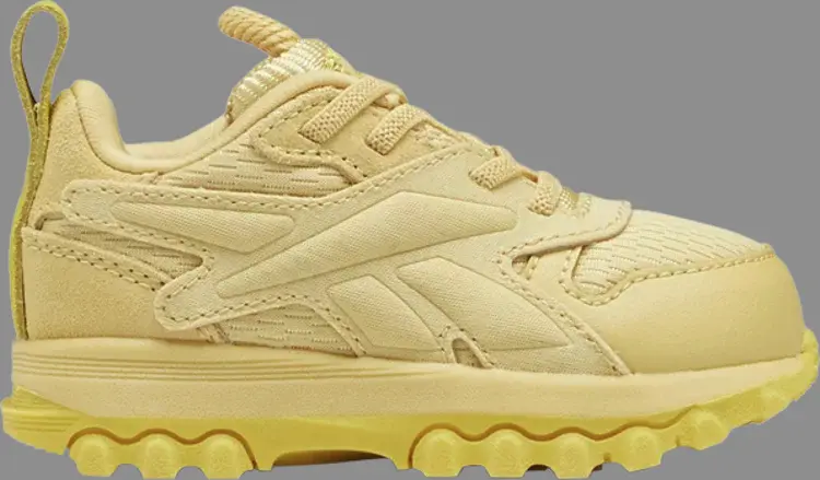 

Кроссовки cardi b x classic leather v2 toddler 'weathered yellow' Reebok, желтый