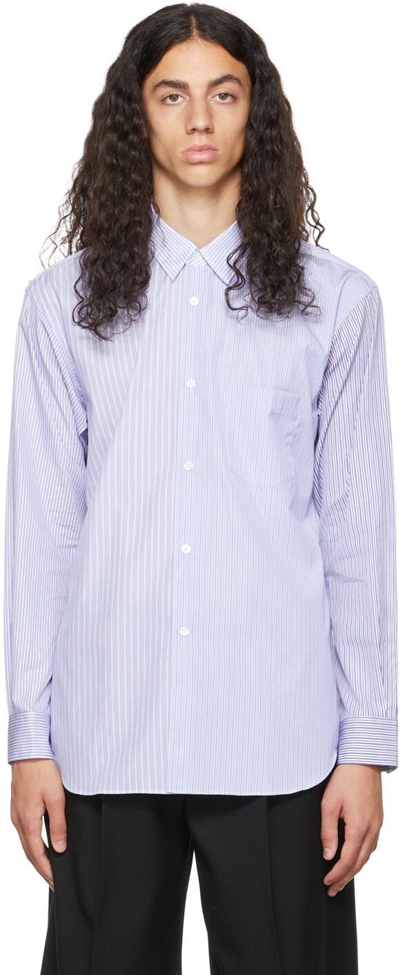

Рубашка в сине-белую полоску Comme des Garçons Shirt