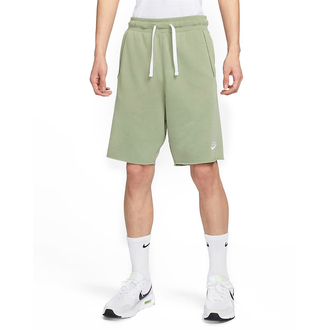 Шорты Nike Club Fleece Men's College Style French Terry, светло-зеленый/белый