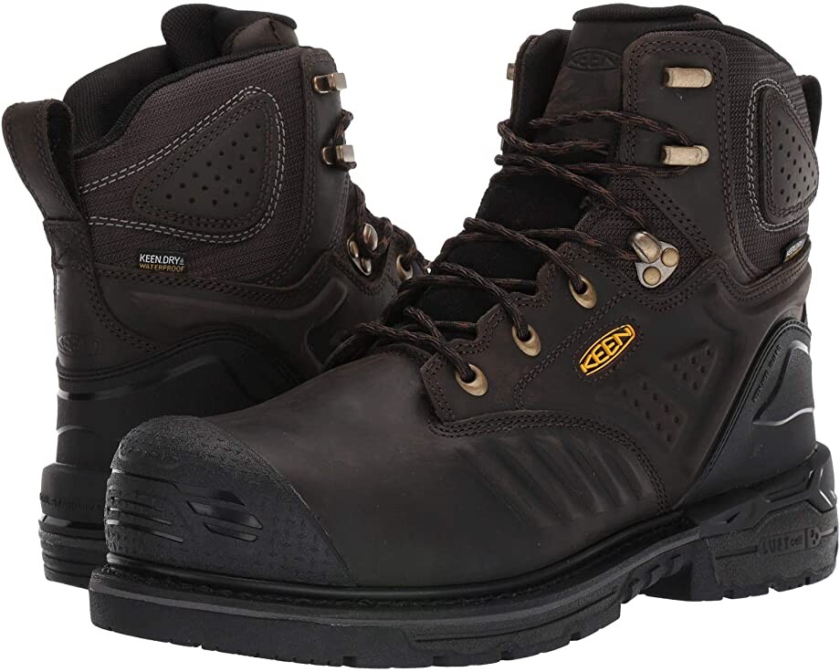 

Ботинки Philadelphia 6" Waterproof Carbon-Fiber Toe KEEN Utility, коричневый