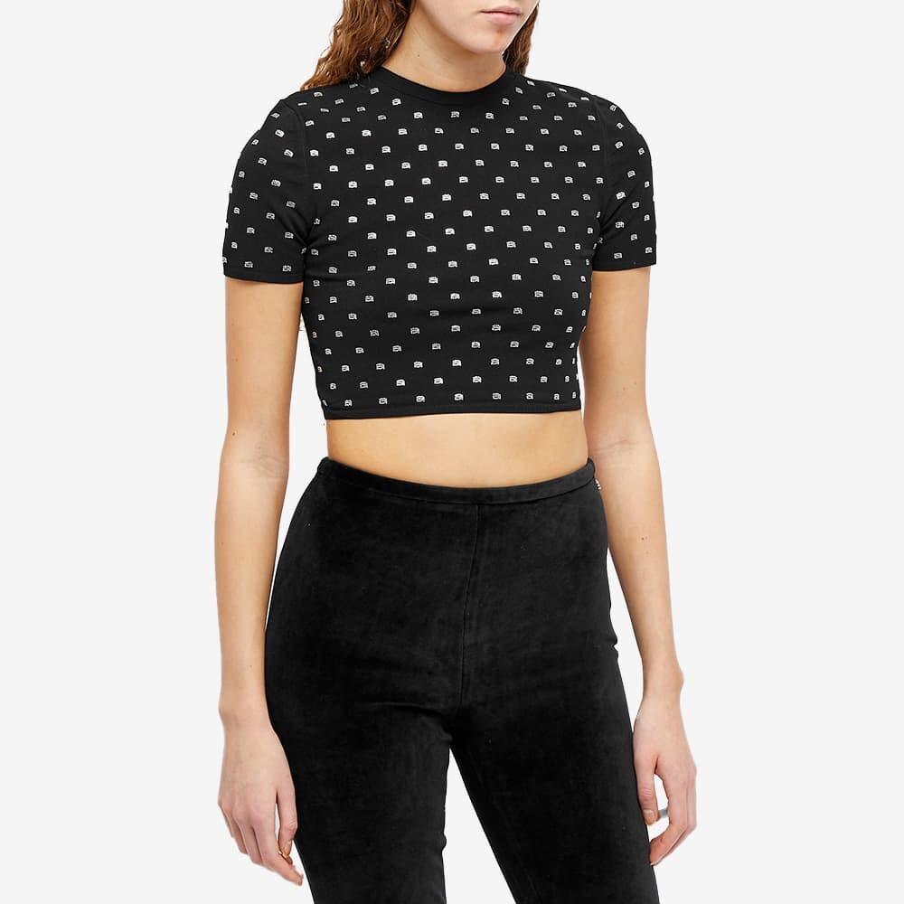 

Футболка Alexander Wang Crystal Logo Tee