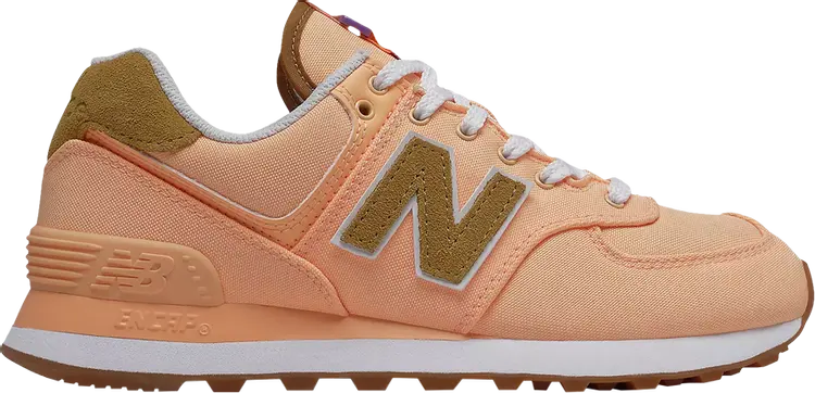 

Кроссовки New Balance Wmns 574 'Light Mango Workwear', оранжевый