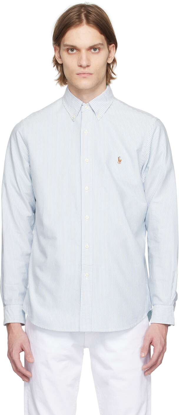 

Рубашка в сине-белую полоску Polo Ralph Lauren