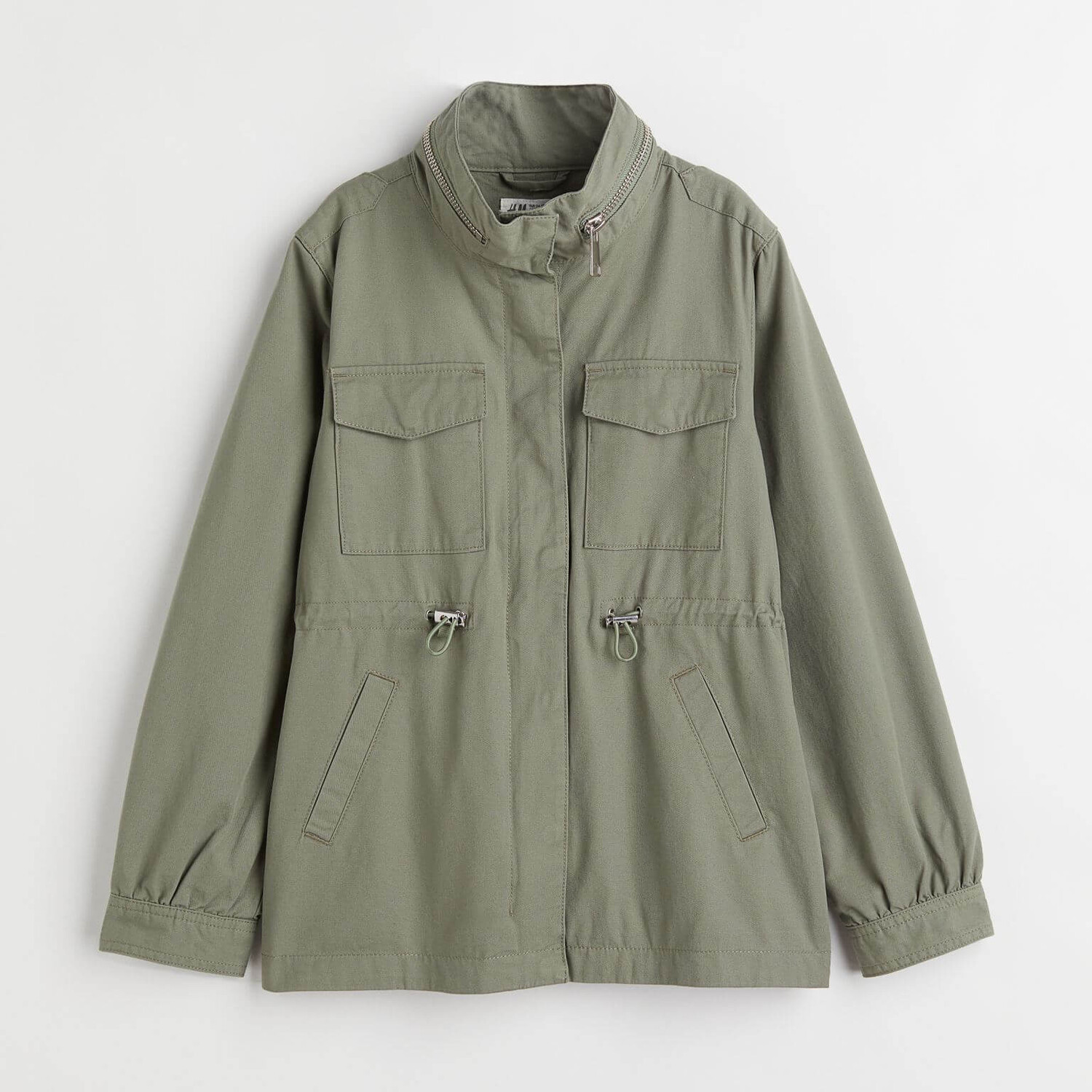 

Парка из хлопкового твила H&M, хаки (Размер 8 - 9 лет, рост 134 см)