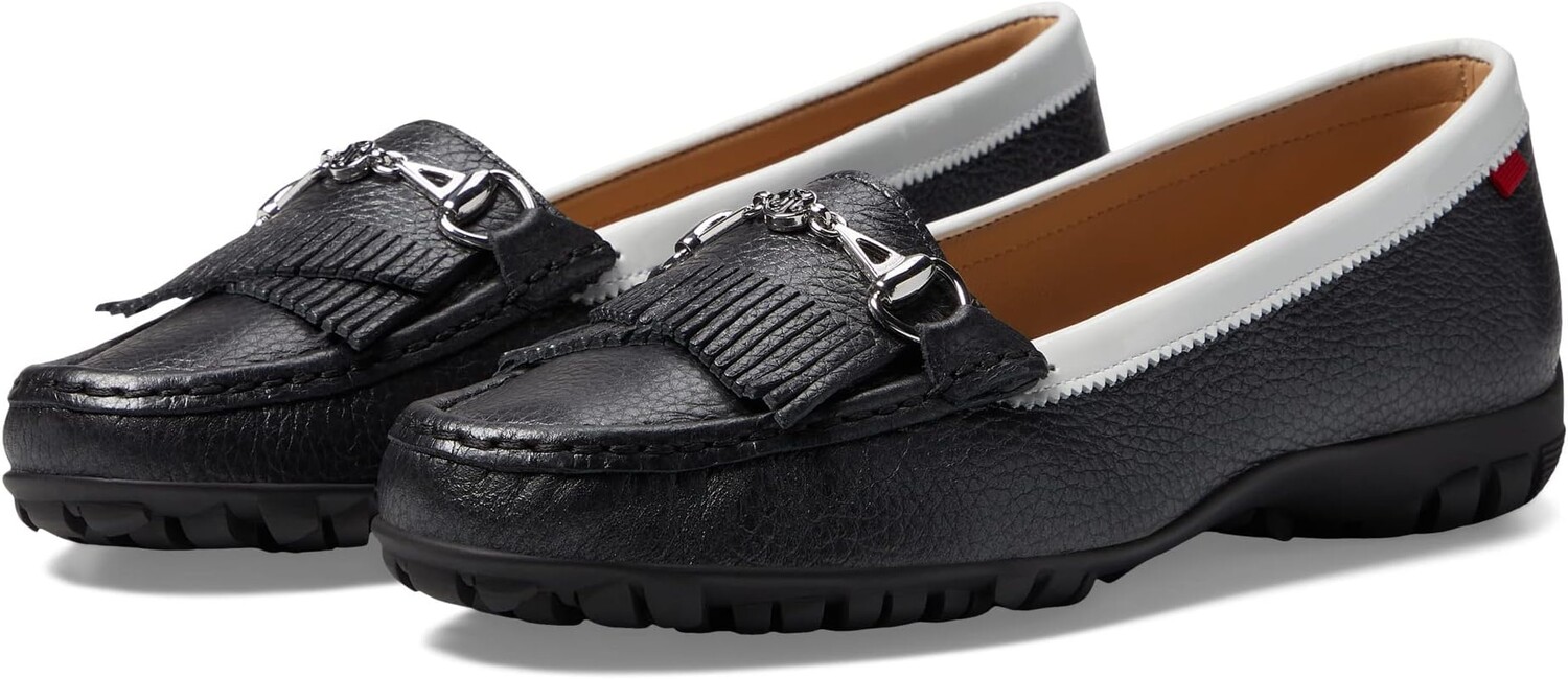 

Лоферы Lexington Golf Marc Joseph New York, цвет Black/White Pearlized Grainy