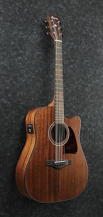 

Ibanez AW54CEOPN Artwood Okoume Open Pore Dreadnought Cutaway Acoustic Electric AW54CEOPN Artwood Okoume Open Pore Dreadnought with Cutaway