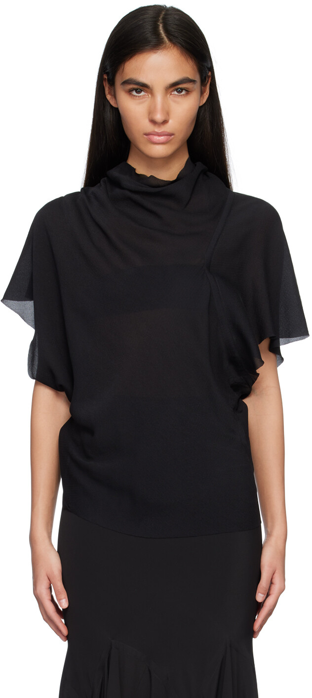 

Черная блузка Rick Owens