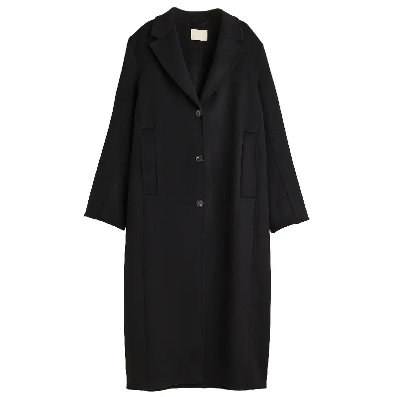 

Пальто H&M Wool Blend, черный