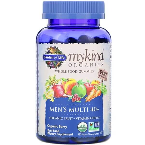 

Мультивитамины для мужчин 120 жевательных таблеток, Garden of Life