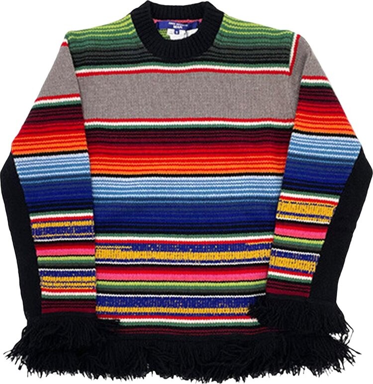 

Толстовка Junya Watanabe Serape Lambs Wool Sweatshirt 'Multicolor', разноцветный, Серый