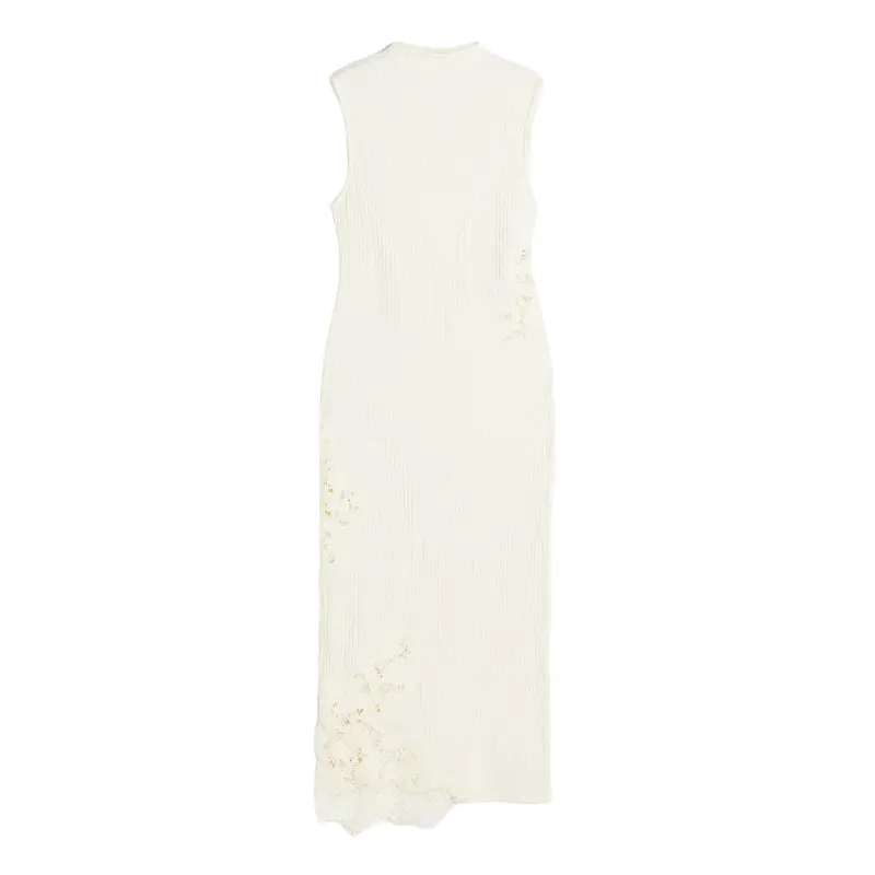 

Платье H&M Lace-detail Ribbed, кремовый