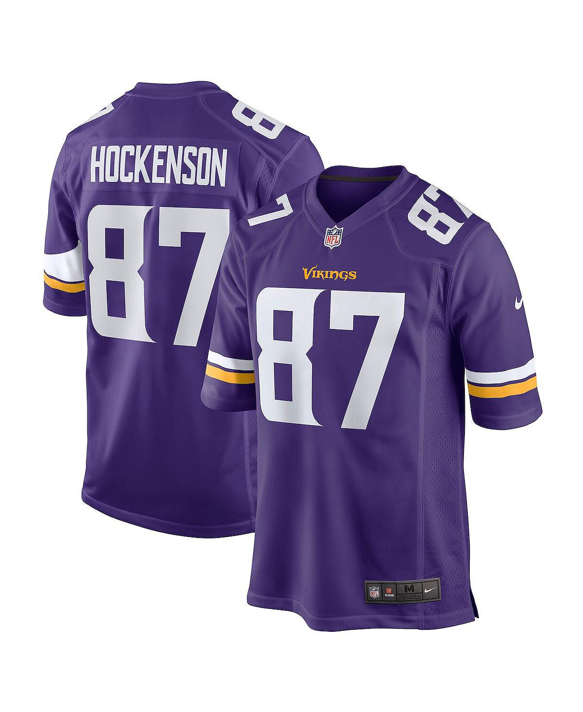 Мужские футболки t.j. джерси hockenson purple minnesota vikings game player  Nike, фиолетовый – купить по выгодным ценам с доставкой из-за рубежа через  сервис «CDEK.Shopping»